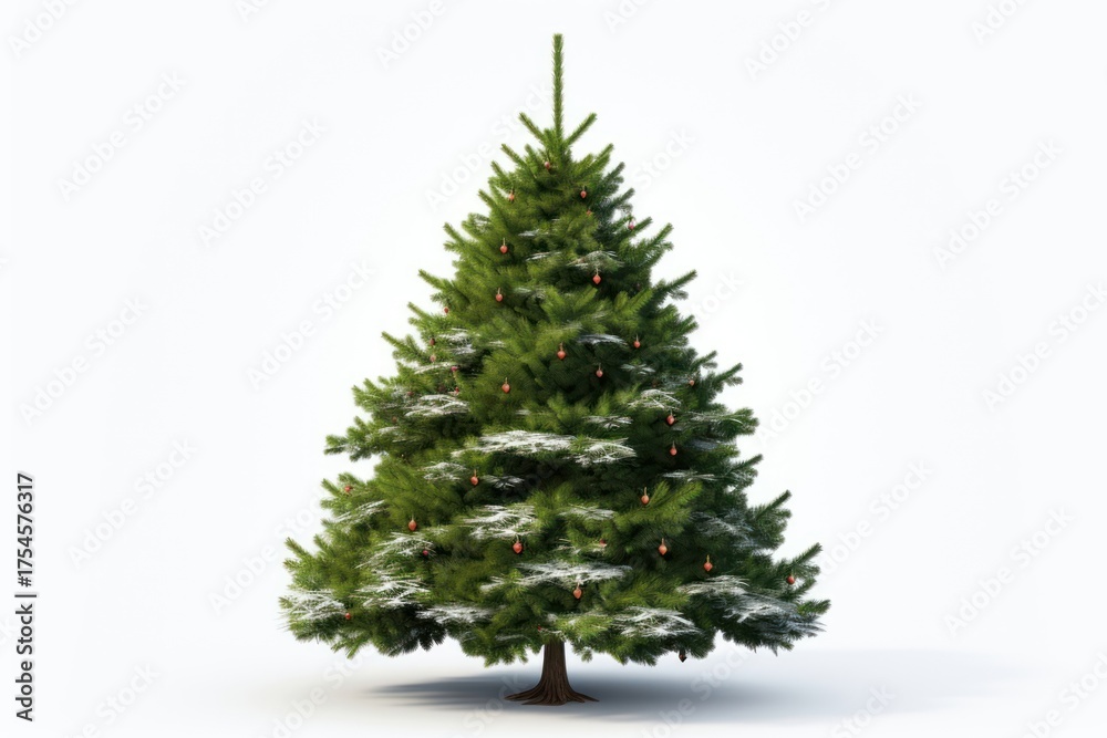 Fototapeta premium Christmas tree ornament plant.