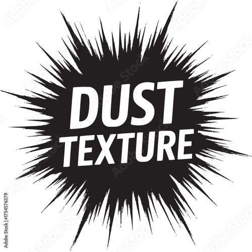 Vector art of explosion dust texture graphic design element