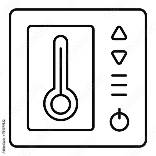 Central heating Vector icon which can easily modify or edit