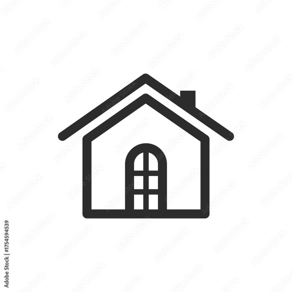 Obraz premium house icon vector illustration