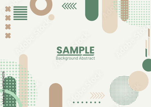 abstract geometric flat color background