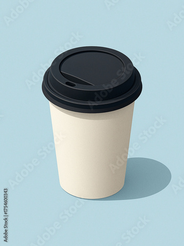 coffee cup isolated on white