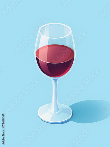 red wine glass
