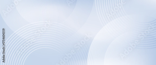 gradient blue background with overlapping circle element.