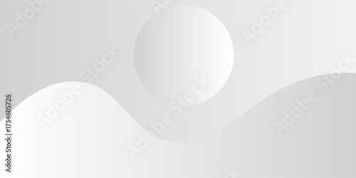 Abstract minimalist white and gray curve modern background. texture white pattern. vector illustration