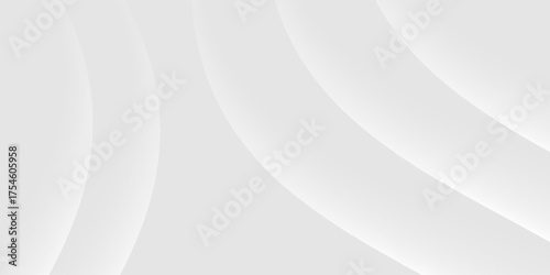 Abstract white and gray wave background. texture white pattern. vector illustration