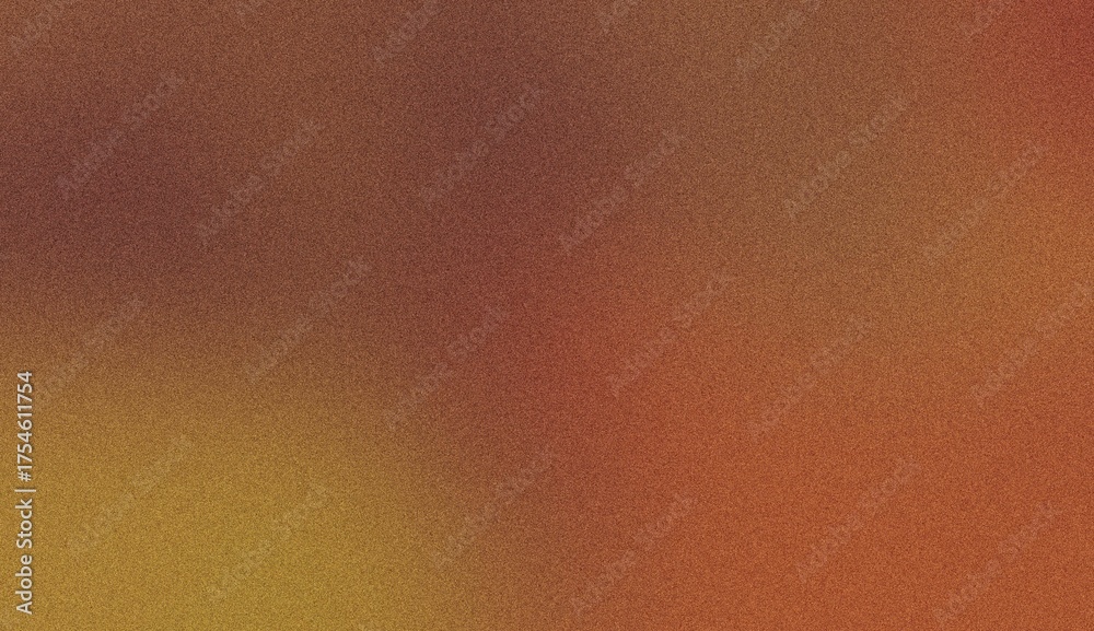 Tableau sur toile Abstract textured background with a gradient of warm autumnal colors transitioni