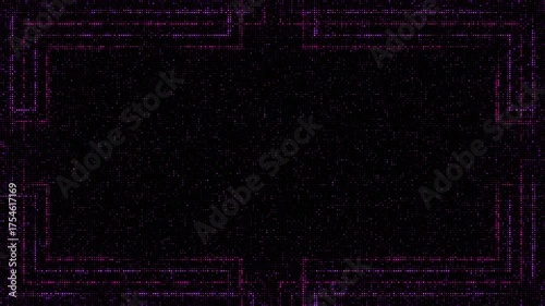 Abstract led flashing lights panel backdrop set, monochromatic colorful frames, seamless loop video animation. Bulb, lamps, wall of lights motion graphics.