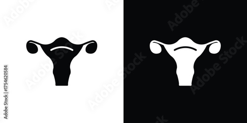 Uterus icon concept design element. pictogram icons.