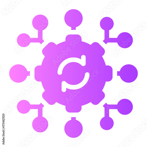 automation gradient icon