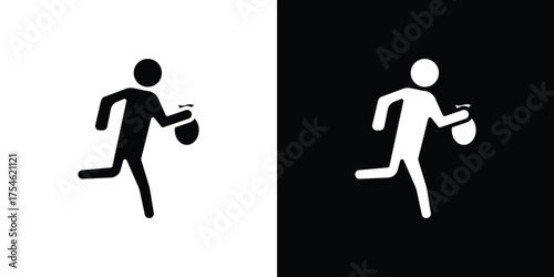 Thief icon concept design element. pictogram icons.