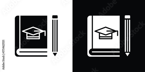 Thesis icon concept design element. pictogram icons.