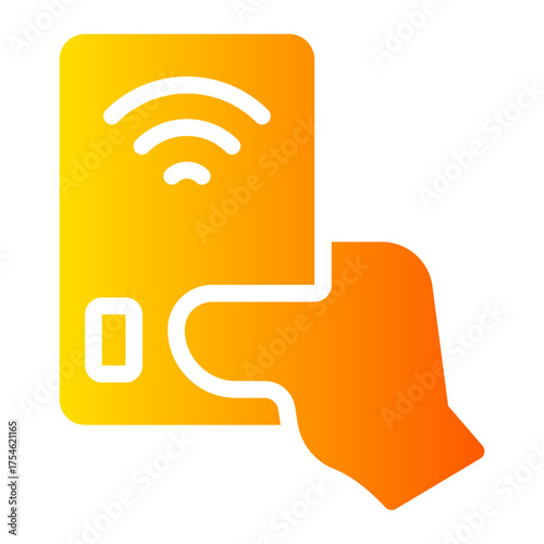 nfc card gradient icon