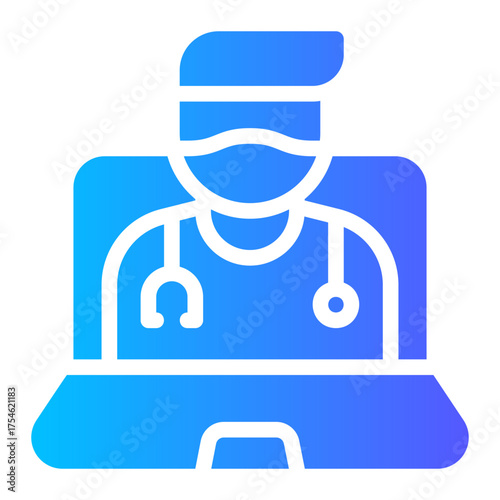 online consultation gradient icon