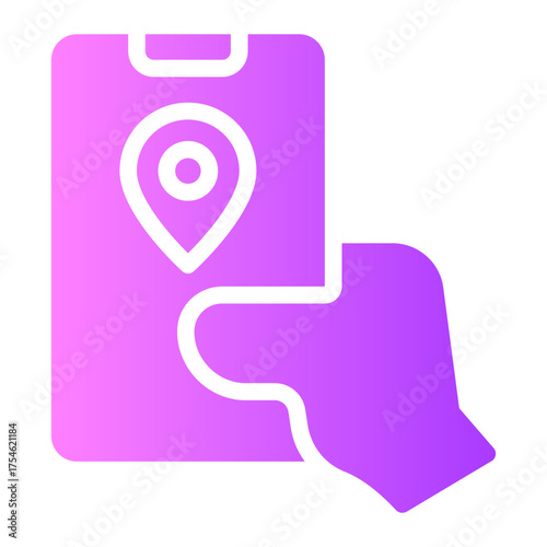 maps gradient icon