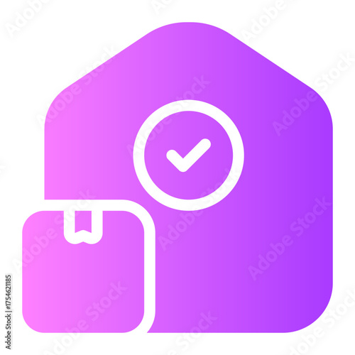 door to door gradient icon