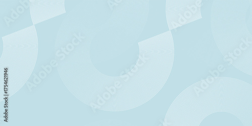Modern abstract background. Glossy white gradient circle lines. Minimal geometric pattern. Simple graphic elements. Futuristic concept. Suitable for cover  poster  banner  brochure  eps10.