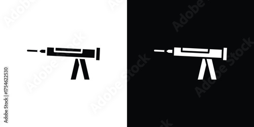 Sealant gun icon concept design element. pictogram icons.