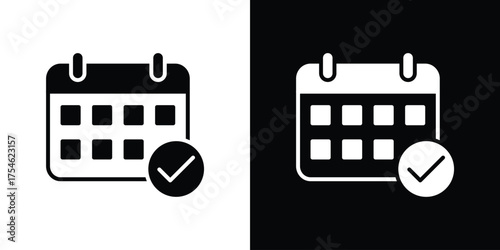 Reservation icon concept design element. pictogram icons.