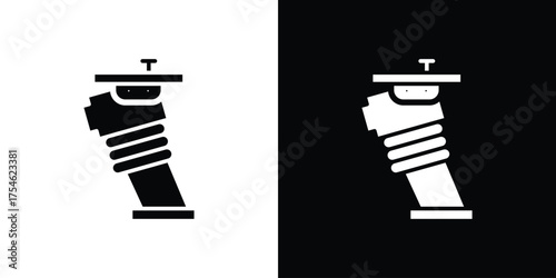 Rammer icon concept design element. pictogram icons.