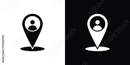 Placement icon concept design element. pictogram icons.