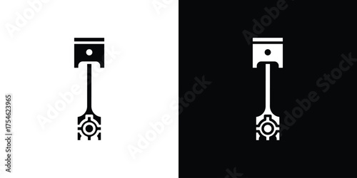 Piston icon concept design element. pictogram icons.