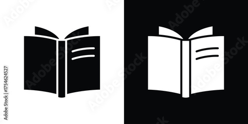 open book icon concept design element. pictogram icons.