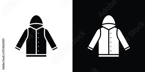 Nylon jacket icon concept design element. pictogram icons.