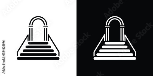 Minbar icon concept design element. pictogram icons.