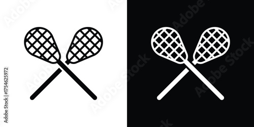 Lacrosse icon concept design element. pictogram icons.
