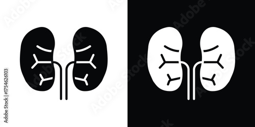 Kidney icon concept design element. pictogram icons.