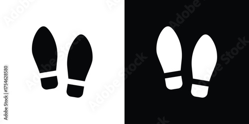 Footprint icon concept design element. pictogram icons.