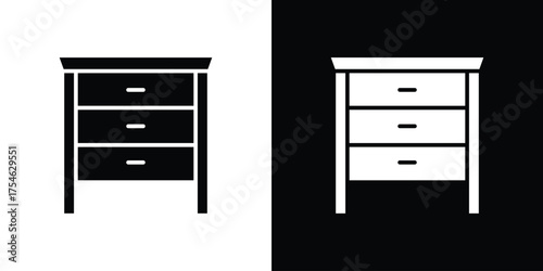 Dresser icon concept design element. pictogram icons.