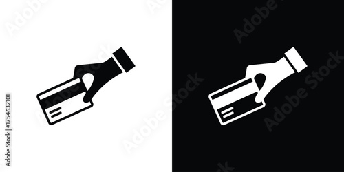 Card payment icon concept design element. pictogram icons.