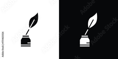 Author sign concept design element. pictogram icons.