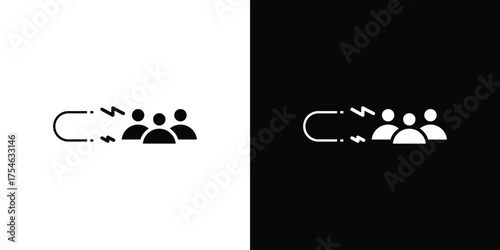 Attraction icon concept design element. pictogram icons.