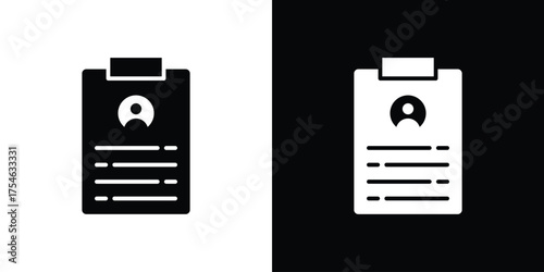 Application form icon concept design element. pictogram icons.