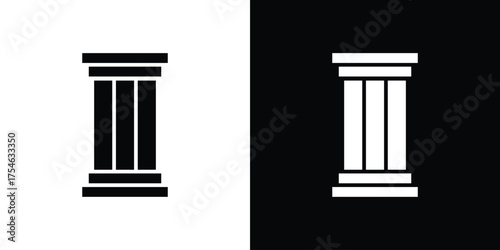 Antique Column icon concept design element. pictogram icons.