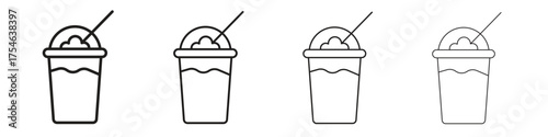 Trappe icons. editable stroke icon collection.