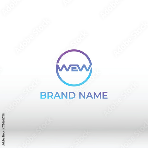 circle WEW logo Vector