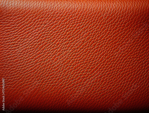 Luxurious brown leather texture background, offering a rich and sophisticated appearance