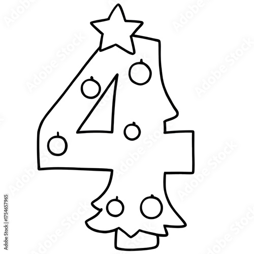 Cute Christmas Number 4