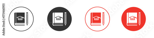 Thesis icon. pictogram sign for Ui UX