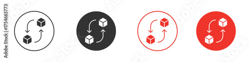 Replacement icon. pictogram sign for Ui UX