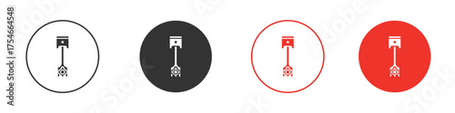 Piston icon. pictogram sign for Ui UX