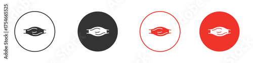 Muscle fiber icon. pictogram sign for Ui UX