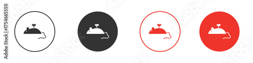 Mouse toy icon. pictogram sign for Ui UX