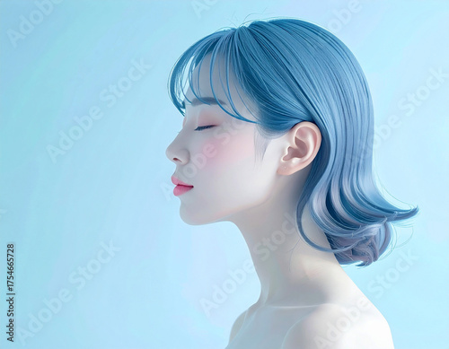 Profile of a Young Japanese Woman (Facing Left)_3