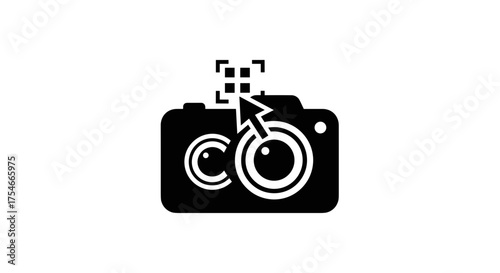 Camera Focus Icon Capturing Sharp Images with Precision.