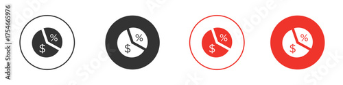 Margin icon. pictogram sign for Ui UX